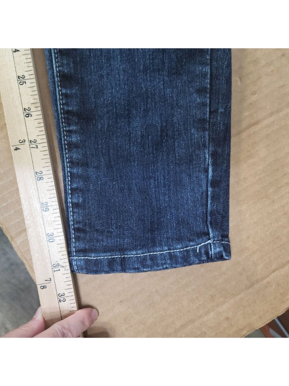 ZANA DI Y2K Denim Jeans Vintage SZ 11 Skinny Whiskered Juniors - Picture 7 of 11